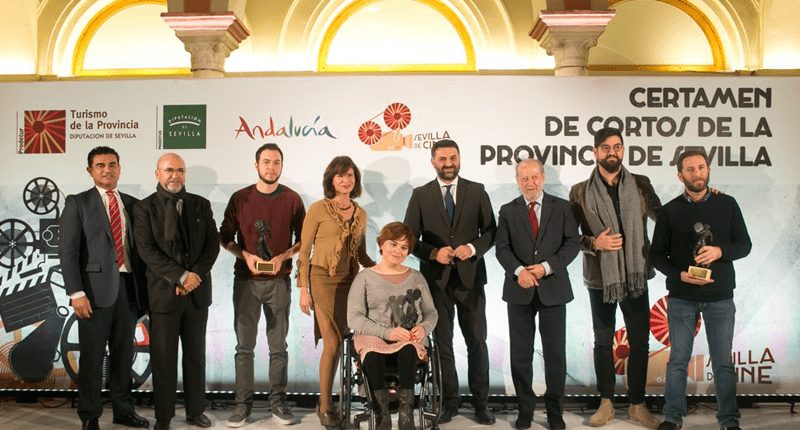 Sebastián Talavera, ganador del I Certamen de Cortos de la Provincia de Sevilla
