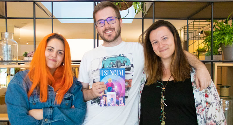 Javier Ruescas: “Nos gustaría que a los lectores les lleguen los mensajes de la novela y admiren sus dibujos”