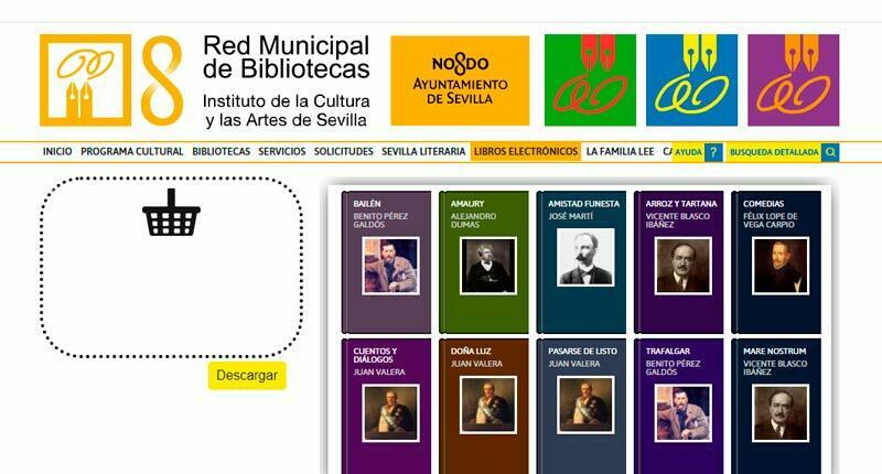 El Ayuntamiento de Sevilla ofrece su catálogo de libros electrónicos