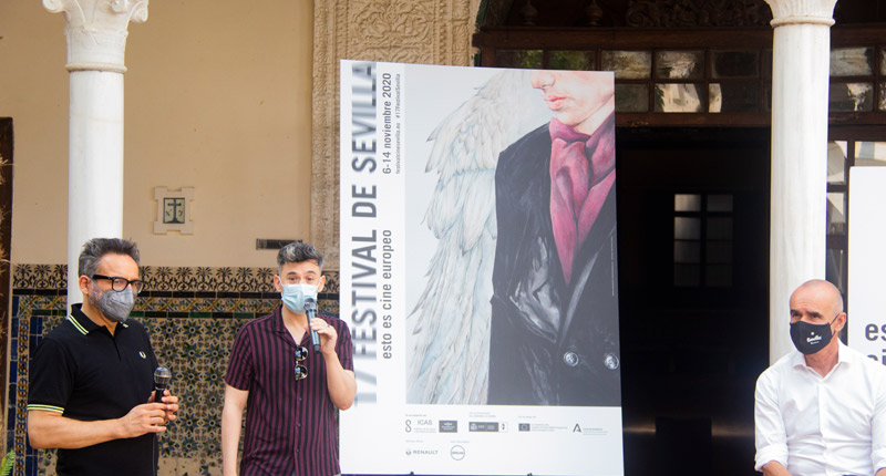 El Festival de Cine de Sevilla presenta su 17 edición exhibiendo su cartel inspirado en Wim Wenders
