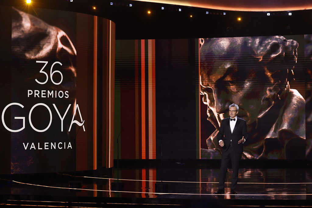 El presidente de la Academia de Cine, Mariano Barroso, se ha dirigido a la audiencia de la 36 edición de los premios Goya del cine español con un emotivo discurso