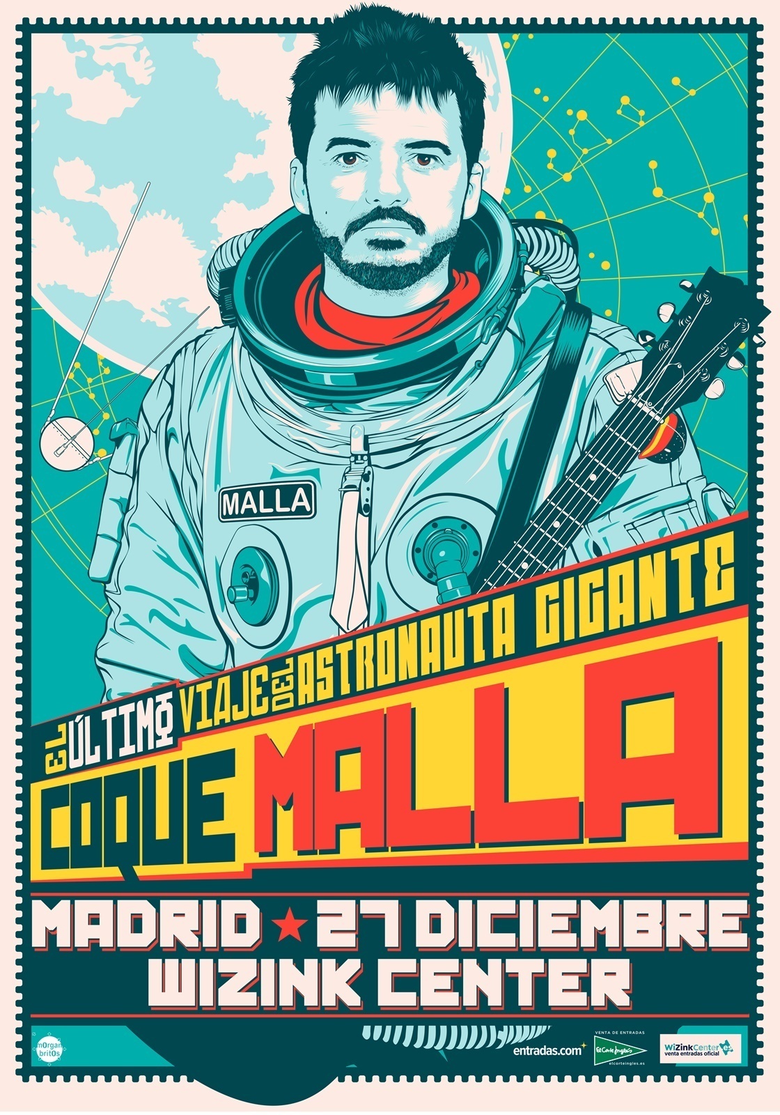 Coque Malla presenta su nueva gira, El viaje del astronauta gigante