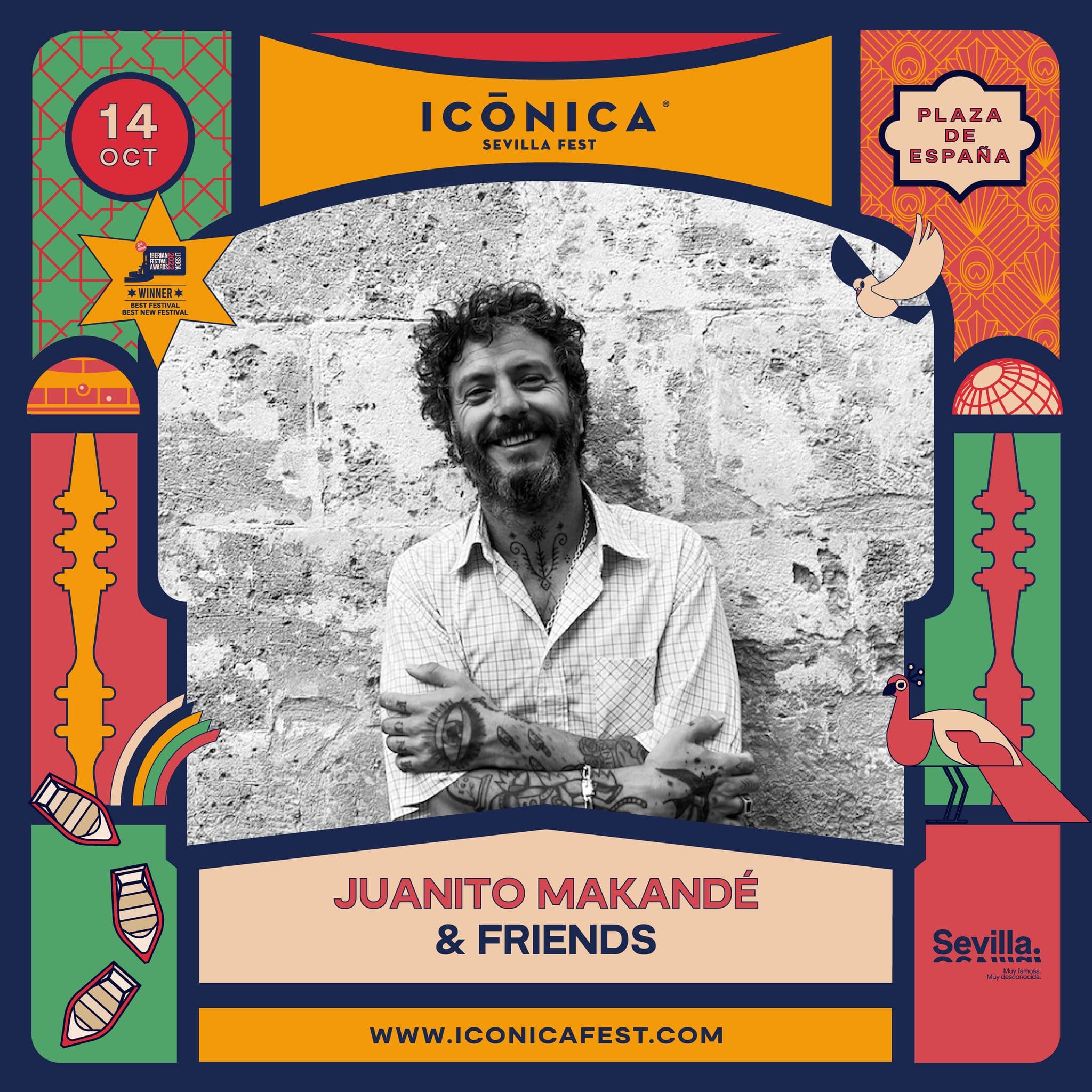 Juanito Makandé se retira de los escenarios en Icónica Sevilla Fest