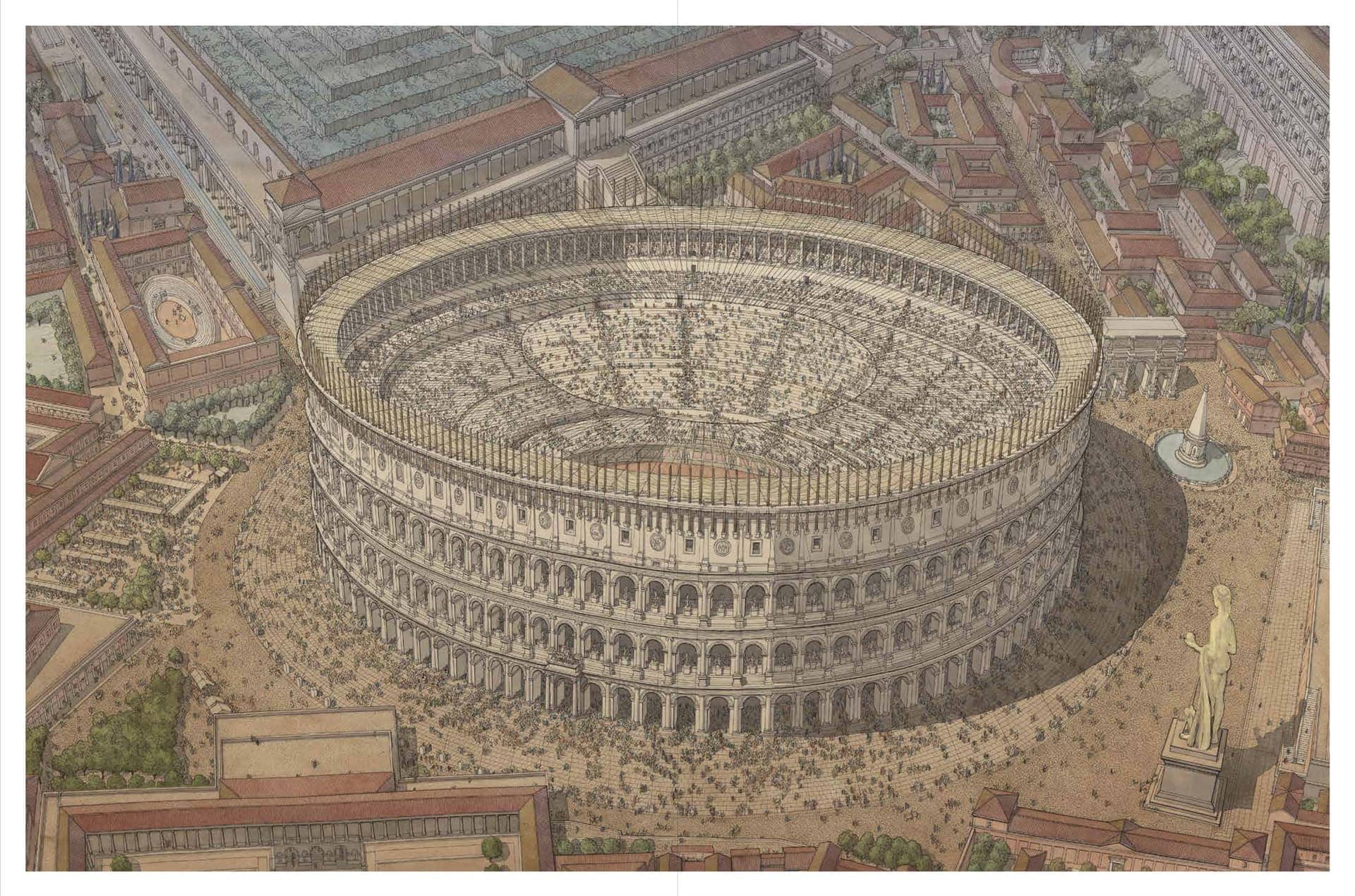 La Antigua Roma en cincuenta monumentos (Paul Roberts, 2024)