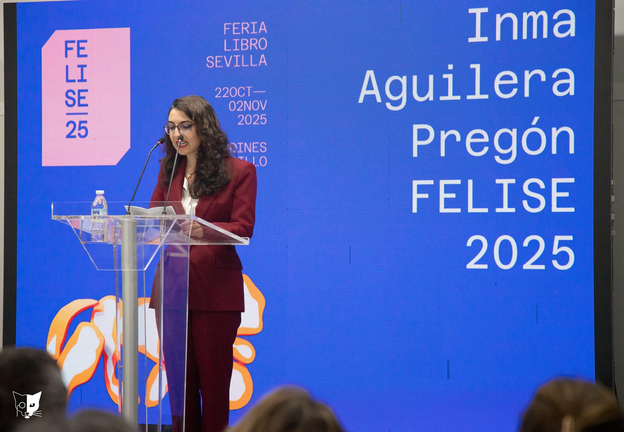 Pregón FELISE 2025: Inma Aguilera presume de sevillanía sin olvidar sus raíces malagueñas