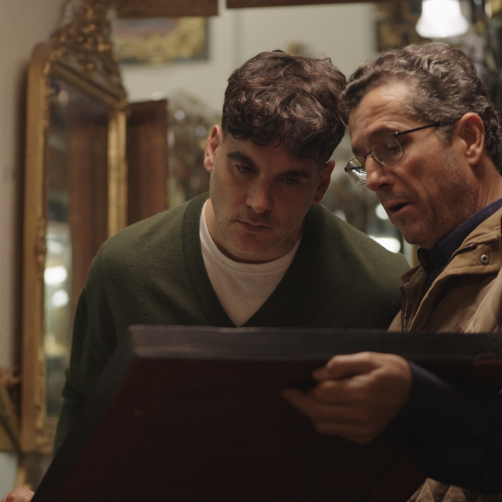 Los pinceles de la baronesa, el arte imita al arte