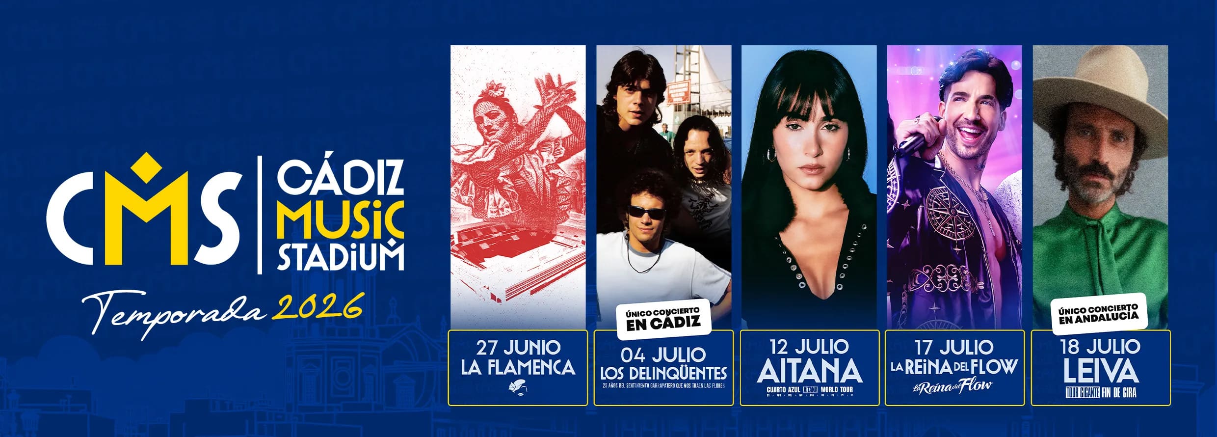 El Cádiz Music Stadium afronta su segunda edición