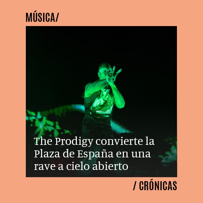 The Prodigy convierte la Plaza de España en una rave a cielo abierto