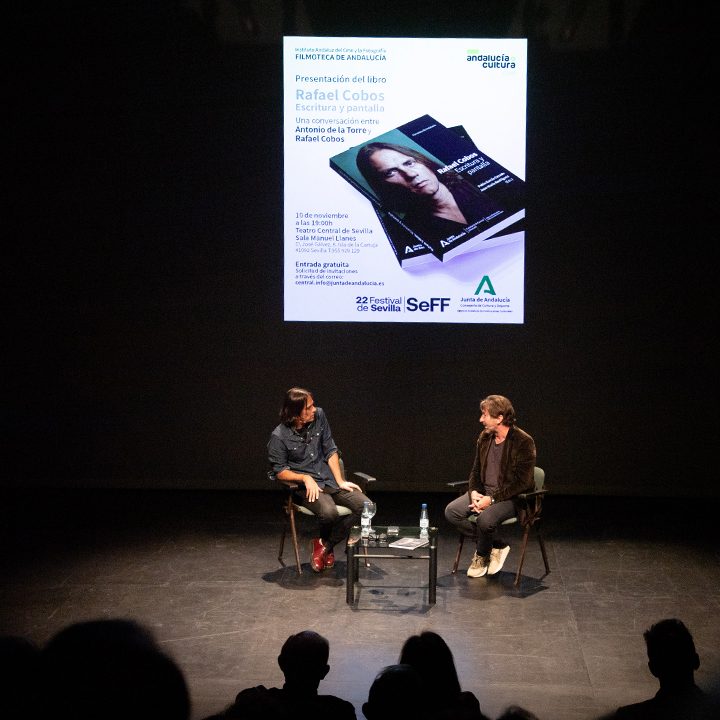 Rafael Cobos y Antonio de la Torre conversan sobre escritura, cine y vida